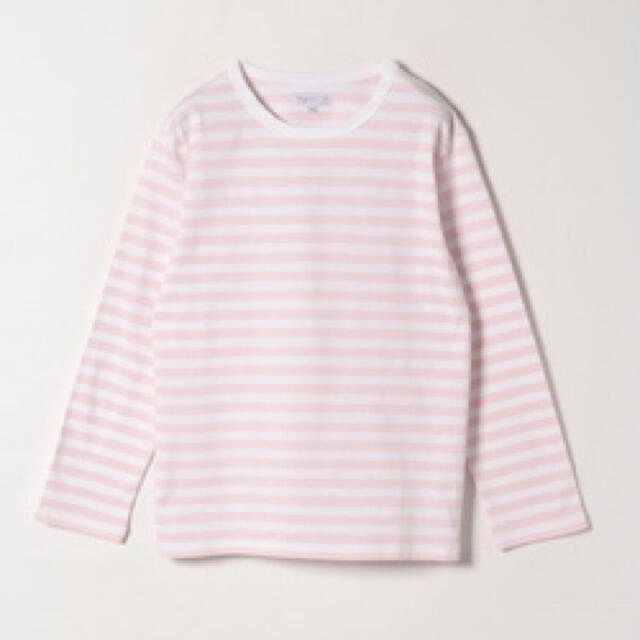 【新品タグ付】agnes b. アニエスベー　ボーダーTシャツ　ピンク