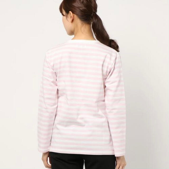 【新品タグ付】agnes b. アニエスベー　ボーダーTシャツ　ピンク