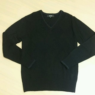 コムサイズム(COMME CA ISM)のコムサ 黒のセーター(ニット/セーター)