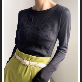 アメリヴィンテージ(Ameri VINTAGE)のameri FAKE BUSTIER PETIT KNIT(ニット/セーター)