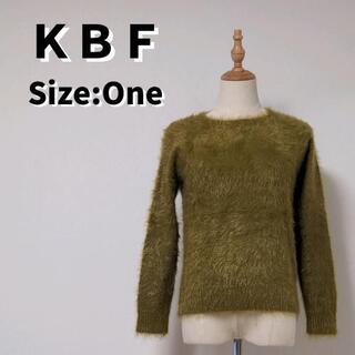 KBF - 【古着】【KBF】トップス・ニット・セーター グリーン フリーサイズの通販｜ラクマ