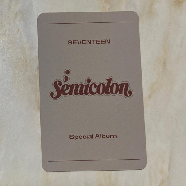 SEVENTEEN(セブンティーン)のseventeen  セミコロン　スングァン  トレカ チケットの音楽(K-POP/アジア)の商品写真