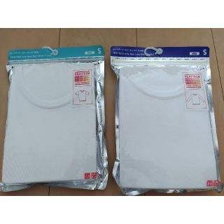 ユニクロ(UNIQLO)の【未使用】ヒートテック(Sサイズ)　セット(Tシャツ/カットソー(七分/長袖))