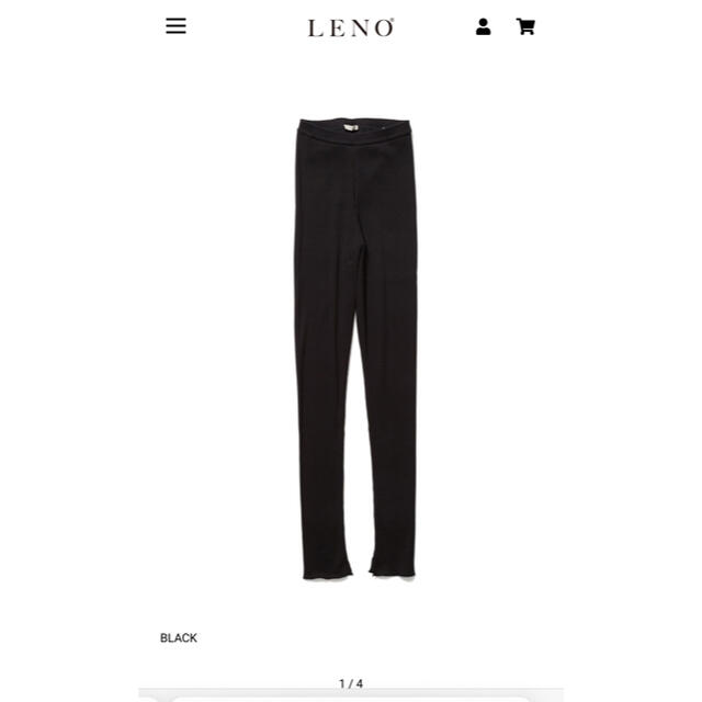 YAECA(ヤエカ)のCOTTON RIB LEGGINGS リノアンドコー レディースのレッグウェア(レギンス/スパッツ)の商品写真