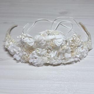CA4LA Bridal ヘッドドレス　白　ホワイト　花