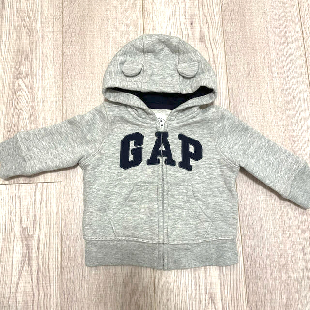 babyGAP(ベビーギャップ)のギャップベビーのパーカー キッズ/ベビー/マタニティのベビー服(~85cm)(トレーナー)の商品写真