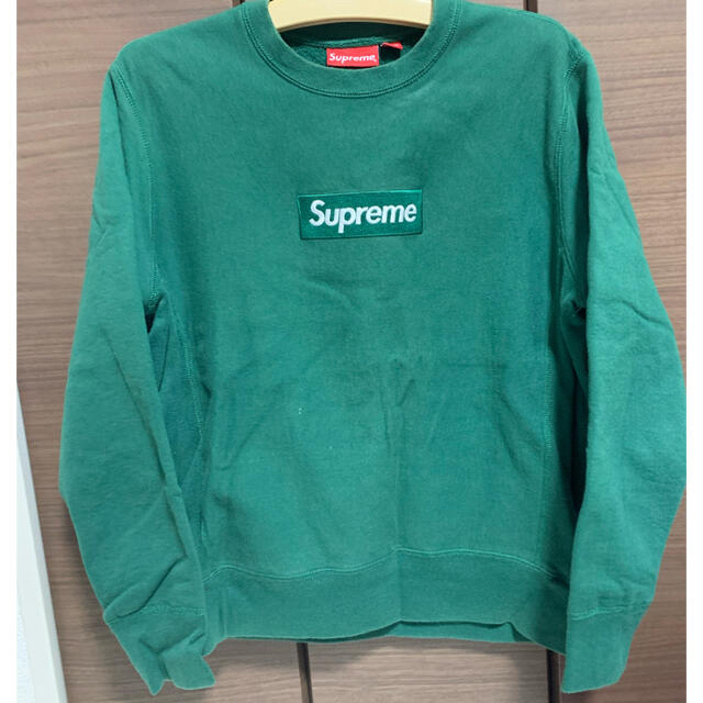 supreme box logo green