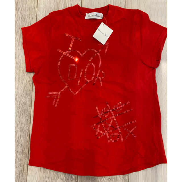 Christian Dior(クリスチャンディオール)の新品　未使用　クリスチャンディオール　子供用Tシャツ キッズ/ベビー/マタニティのキッズ服女の子用(90cm~)(Tシャツ/カットソー)の商品写真