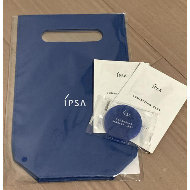 IPSA(イプサ)のIPSA オリジナルバッグ（小）＆マリンケイク＆マッサージマスク コスメ/美容のスキンケア/基礎化粧品(洗顔料)の商品写真