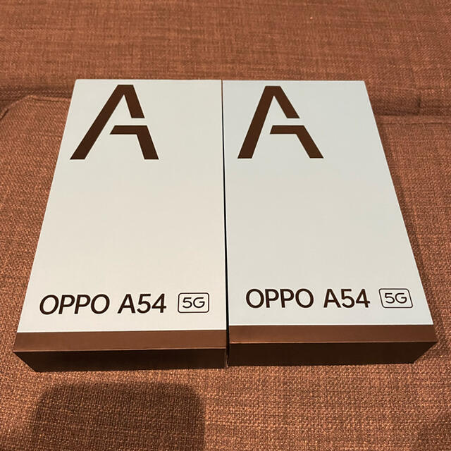 OPPO(オッポ)のoppoA54  5G ブラック、パールセット スマホ/家電/カメラのスマートフォン/携帯電話(スマートフォン本体)の商品写真