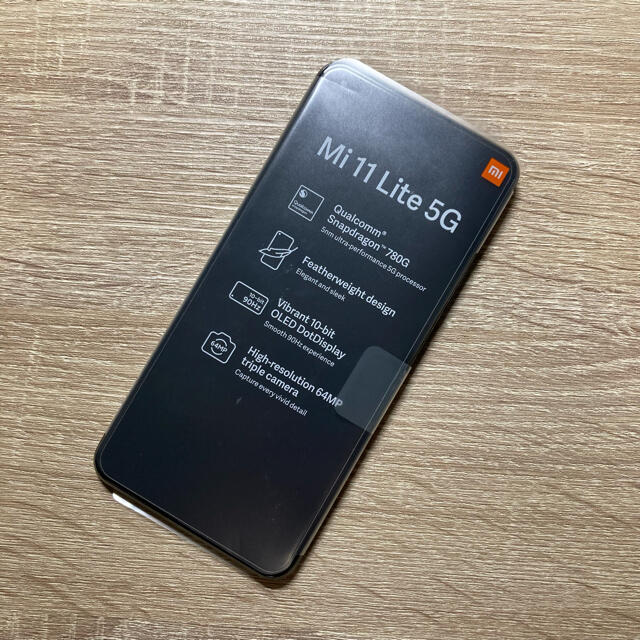 ほぼ未使用 mi11 lite 5G トリュフ ブラック 2