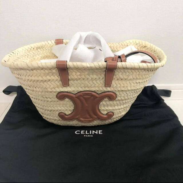 CELINE  セリーヌ ティーン トリオンフ クラシック パニエ タン