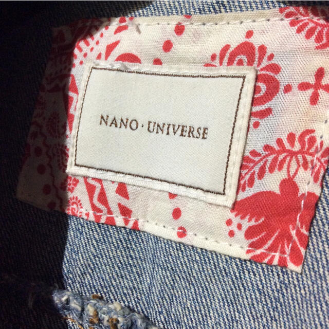 nano・universe(ナノユニバース)の【nano・universe】デニムジャケット Gジャン ナノユニバース レディースのジャケット/アウター(Gジャン/デニムジャケット)の商品写真