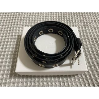 コモリ(COMOLI)の美品 ERA. イーラ eyelet belt ベルト COMOLI オーラリー(ベルト)