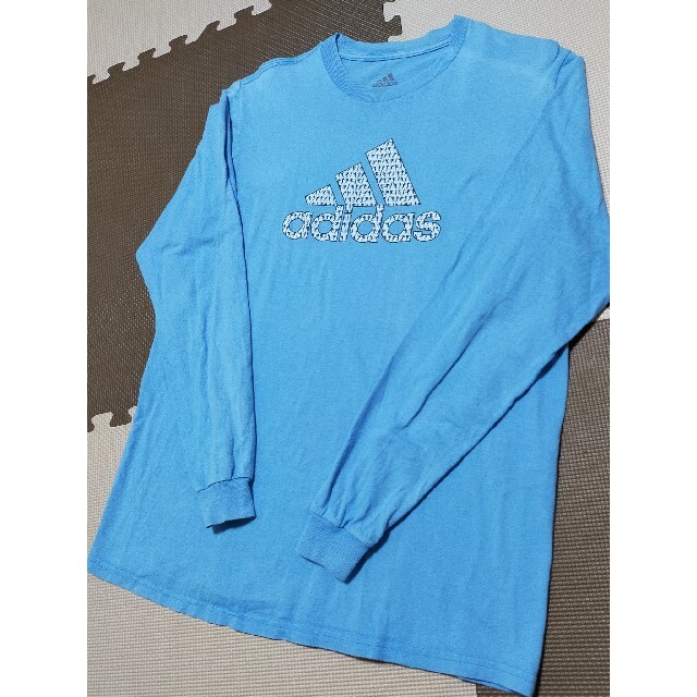 adidas(アディダス)の☆ATS-838 アディダス 長袖Tシャツ 水色 サイズ XL メンズのトップス(Tシャツ/カットソー(七分/長袖))の商品写真