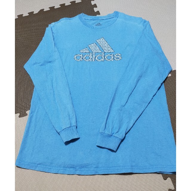 adidas(アディダス)の☆ATS-838 アディダス 長袖Tシャツ 水色 サイズ XL メンズのトップス(Tシャツ/カットソー(七分/長袖))の商品写真