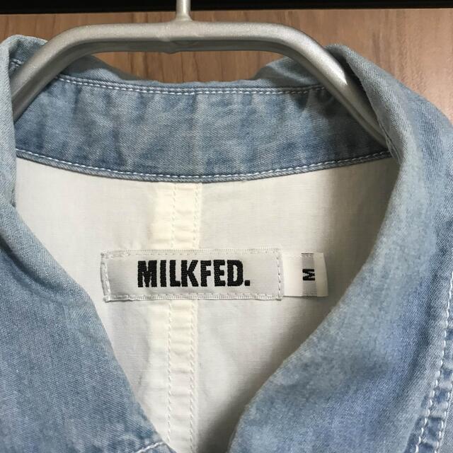 MILKFED.(ミルクフェド)のNori様専用☆MILKFED.☆ダンガリーシャツワンピース レディースのワンピース(ひざ丈ワンピース)の商品写真