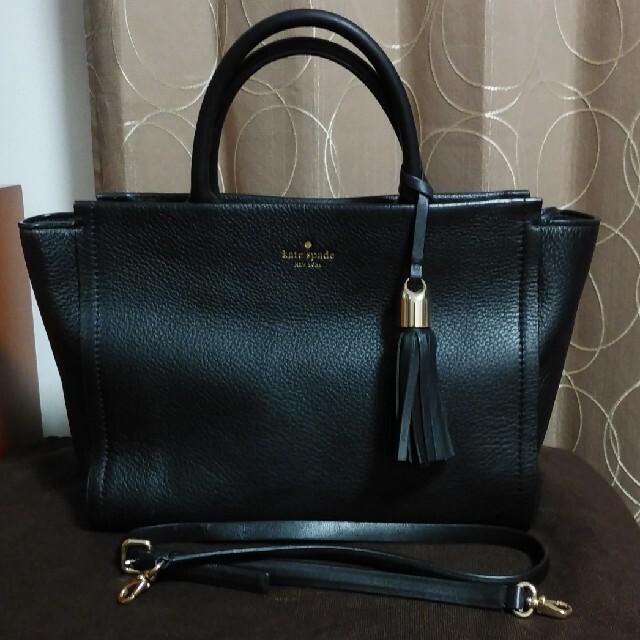 kate spade NEW YORK - 【専用】ケイトスペード■レザートートバッグ■黒■ビジネスバッグにも･･