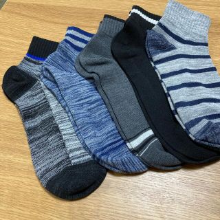 メンズソックス　27〜28 5足セット　新品(ソックス)