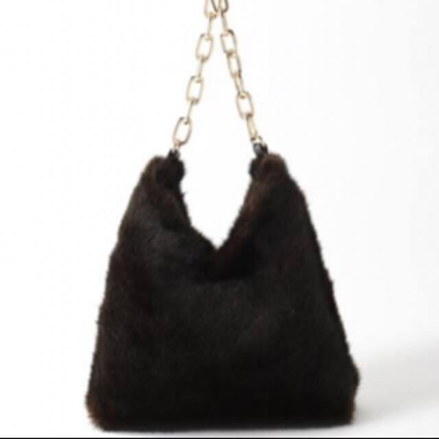 レディースA POINT ETC FAKE FUR BAG