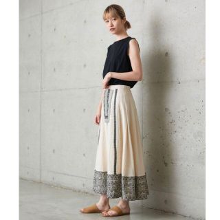 ノートエシロンス(note et silence)の【値下げ】Cardo Fabrica 刺繍ロングスカート(ロングスカート)