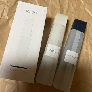 アイコス(IQOS)の未使用 iQOS multi レザーケース  レザーポーチ 純正 (タバコグッズ)