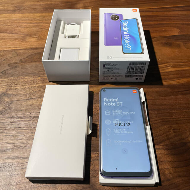 4GB本体横幅Xiaomi Redmi Note 9T A001XM
