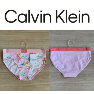 カルバンクライン(Calvin Klein)の新品　Calvin Klein ガールズ 下着　ビキニXL /レディースS 2枚(ショーツ)