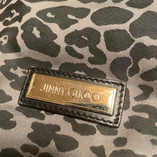 JIMMY CHOO(ジミーチュウ)のジミーチュウ　ブラックandグレー　トートバッグ　ナイロンバッグ レディースのバッグ(トートバッグ)の商品写真