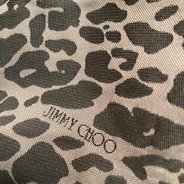 JIMMY CHOO(ジミーチュウ)のジミーチュウ　ブラックandグレー　トートバッグ　ナイロンバッグ レディースのバッグ(トートバッグ)の商品写真