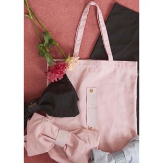 メゾンドフルール(Maison de FLEUR)のMaison de FLEUR リボンエコLバッグ(エコバッグ)