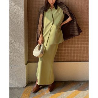 アメリヴィンテージ(Ameri VINTAGE)のOTONA WRAP VEST SET UP DRESS(セット/コーデ)