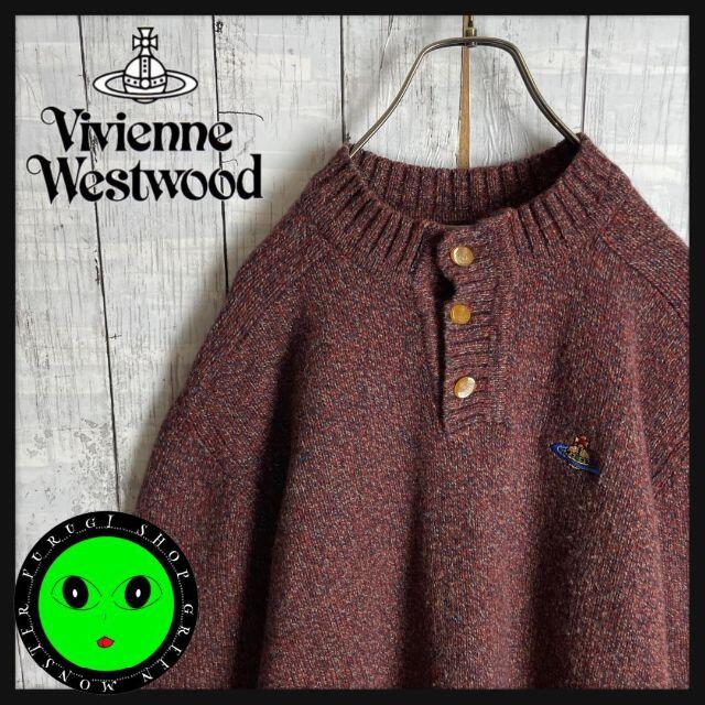 大人気カラー☆オーブデザイン】ヴィヴィアンウエストウッド 刺繍ロゴ