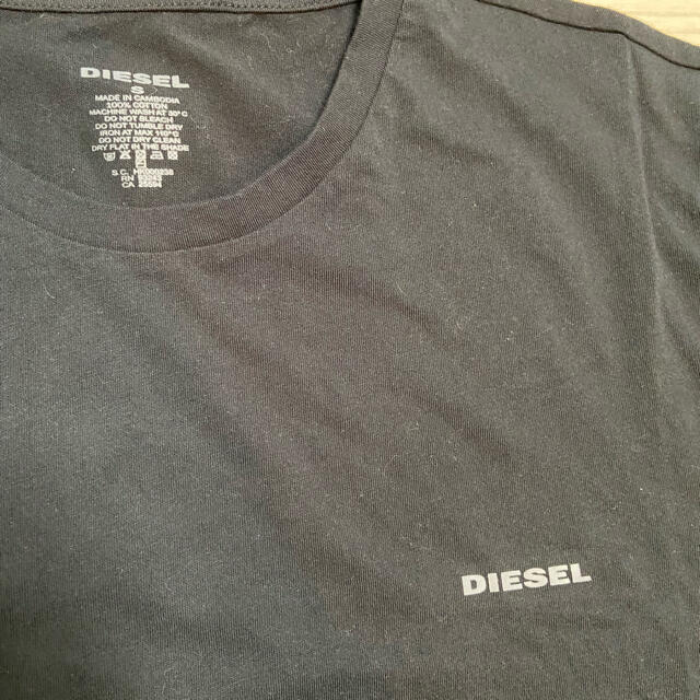 DIESEL(ディーゼル)の⭐︎新品未使用⭐︎ ディーゼル　DIESEL Tシャツ　黒S メンズのトップス(Tシャツ/カットソー(半袖/袖なし))の商品写真