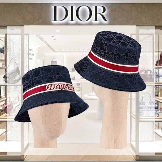 Dior チュール付き バケットハット バケハ 新品未読品 suitit.com