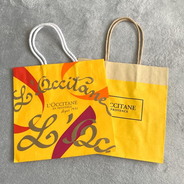 L'OCCITANE(ロクシタン)のロキシタン　紙袋　ショップ袋 レディースのバッグ(ショップ袋)の商品写真