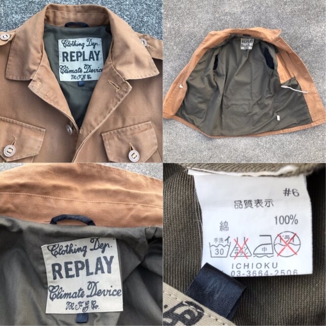 Replay(リプレイ)の〜00s　Replay climate device　4ポケットダックジャケット メンズのジャケット/アウター(カバーオール)の商品写真