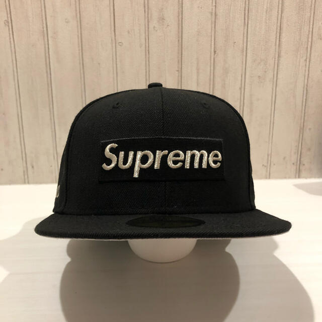 Supreme New Era $1M Metallic Box Logo 黒