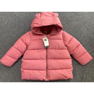 プチバトー(PETIT BATEAU)のプチバトー☆耳付きフード中綿入りジャケット☆コート☆36m(コート)