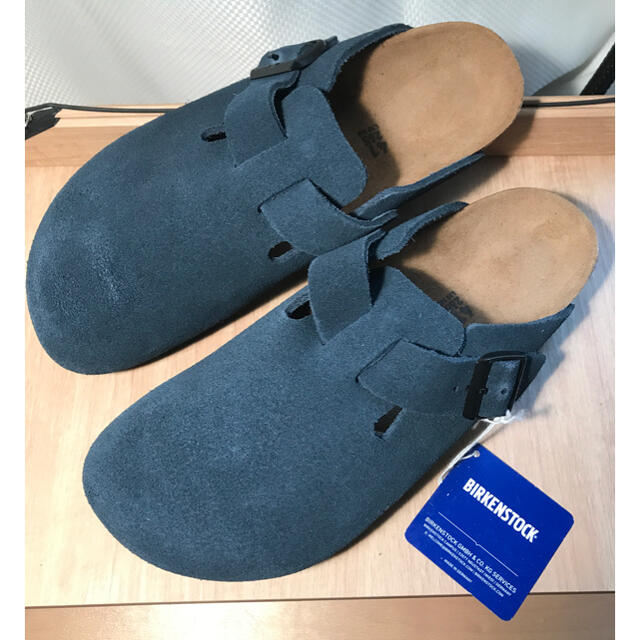 BIRKENSTOCK - ビルケン ボストン サイズ41 ナロー幅 26.5cm ネイビー