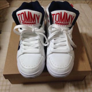 トミーヒルフィガー(TOMMY HILFIGER)のTOMMYトミー＊ハイカットスニーカー(スニーカー)