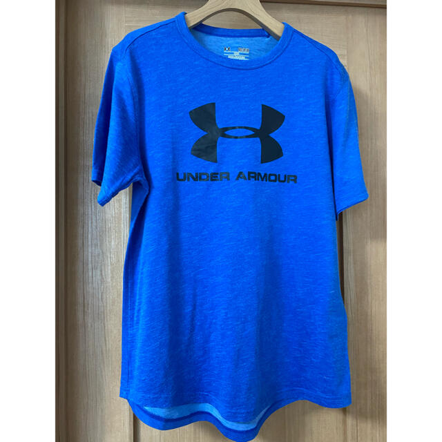 UNDER ARMOUR Tシャツ ブルーグレー SIZE M 激レア盤 当時物