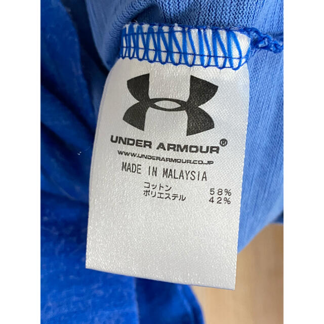 UNDER ARMOUR Tシャツ ブルーグレー SIZE M 激レア盤 当時物