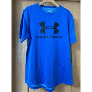 アンダーアーマー(UNDER ARMOUR)の最終値下　アンダーアーマー　Tシャツ　ブルー　サイズM(Tシャツ/カットソー(半袖/袖なし))