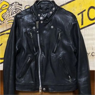 schott - 美品‼️schottダブルブレストラムレザー xsの通販|ラクマ
