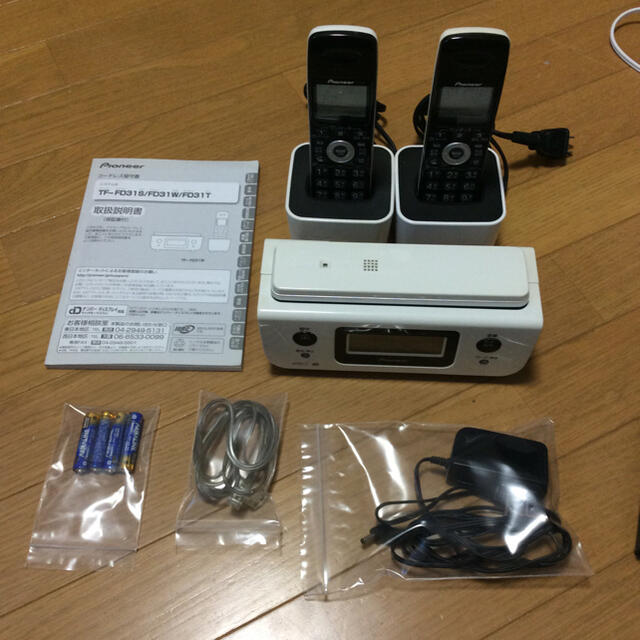 Pioneer(パイオニア)のインハオ様専用　パイオニアコードレス電話 スマホ/家電/カメラの生活家電(その他)の商品写真