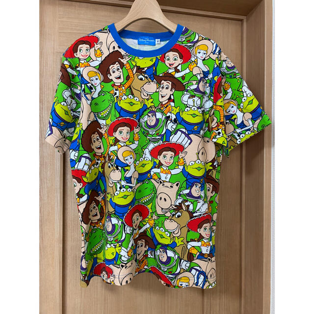 Disney(ディズニー)の美品 DISNEY ディズニー Tシャツ トイストーリー 緑 メンズのトップス(Tシャツ/カットソー(半袖/袖なし))の商品写真