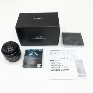 フジフイルム(富士フイルム)の【美品】XF35mm F1.4 R  ブラック　フジノンレンズ(レンズ(単焦点))