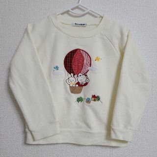 ファミリア(familiar)のfamiliar 100 長袖 トレーナー ホワイト(Tシャツ/カットソー)