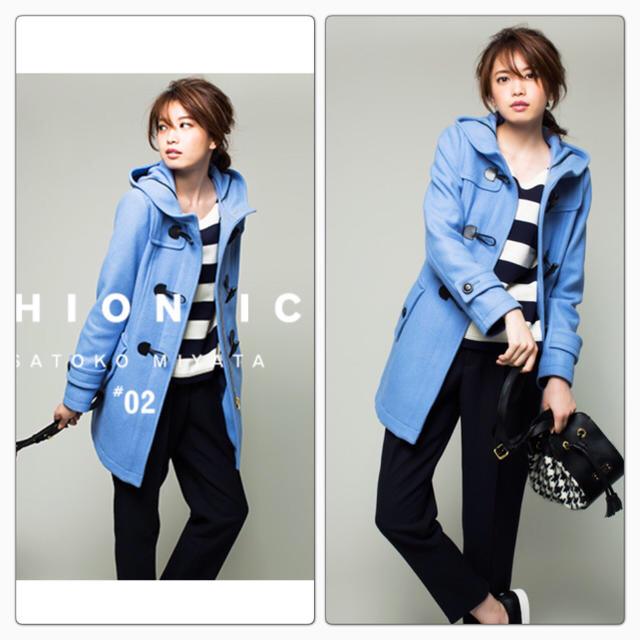 BURBERRY - 新品同様 ブルーレーベル クレストブリッジ ダッフルコート